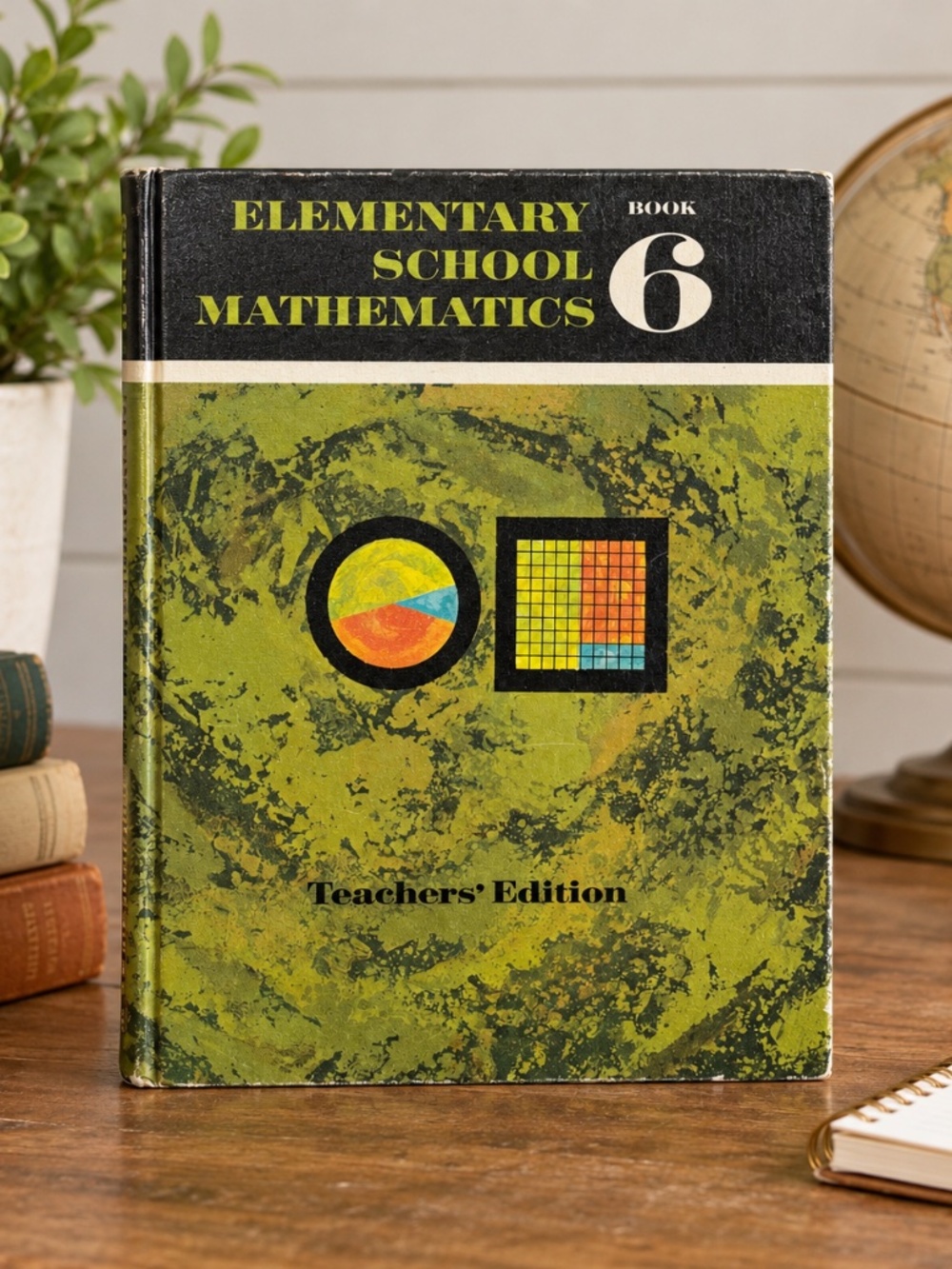 Vintage 1971 Elementary School Mathematics Book 6 Teacher’s Edition Addison